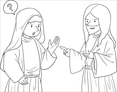 An Expert In The Law Asked Jesus What He Must Do To Inherit Eternal Life Coloring Page